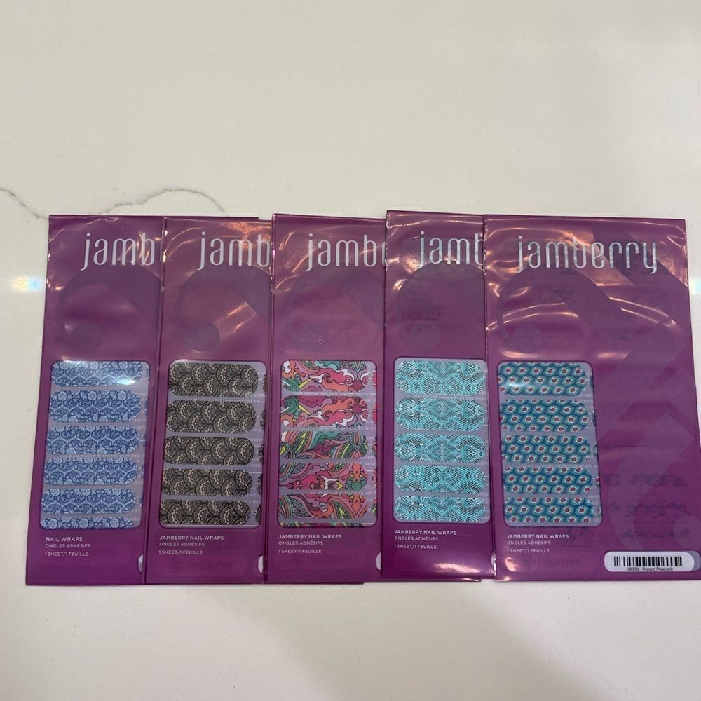 Jamberry Nails Lot of 5 full sets